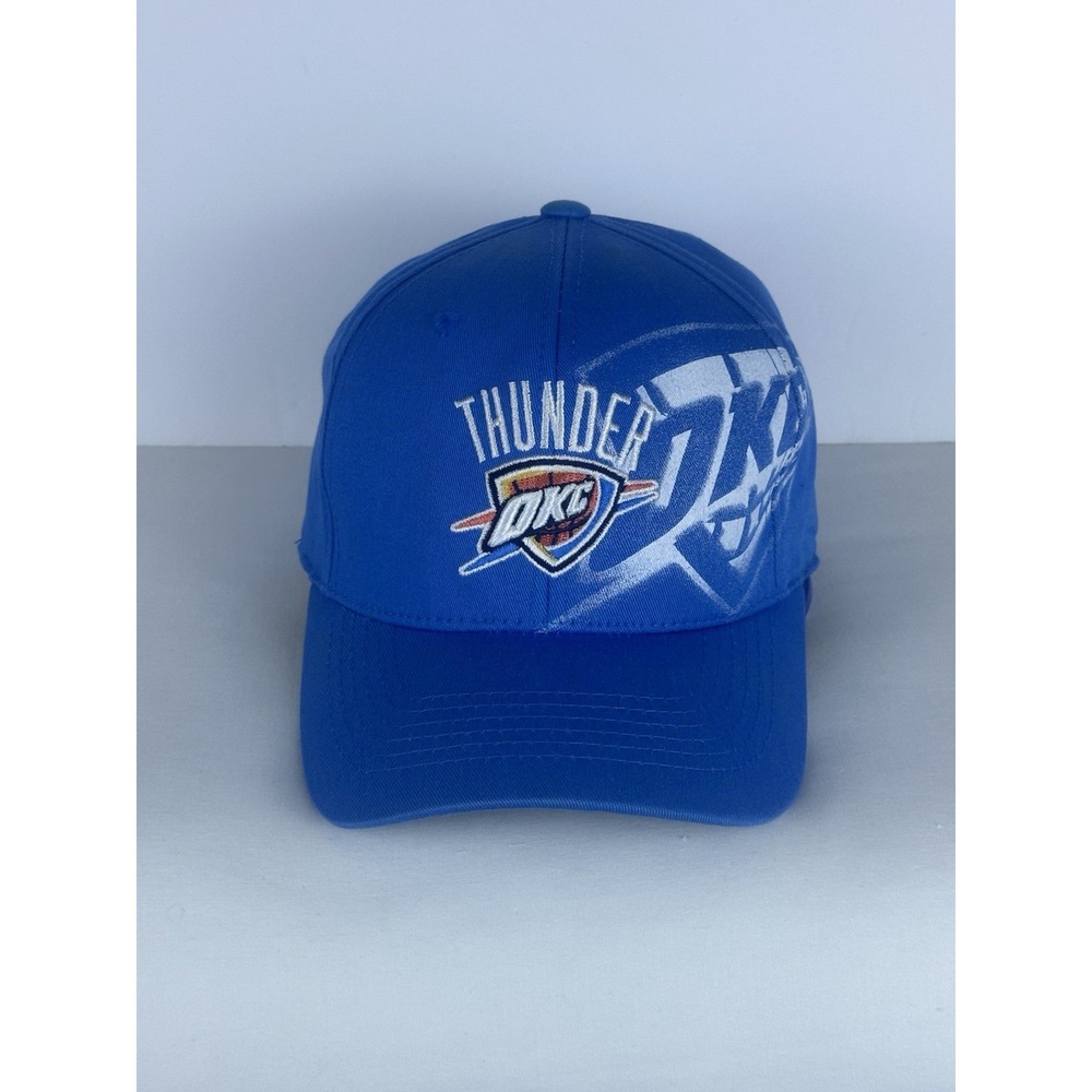 Oklahoma City Thunder One Size Fitted Hat Size L/XL NBA Basketball Shadow 3-D